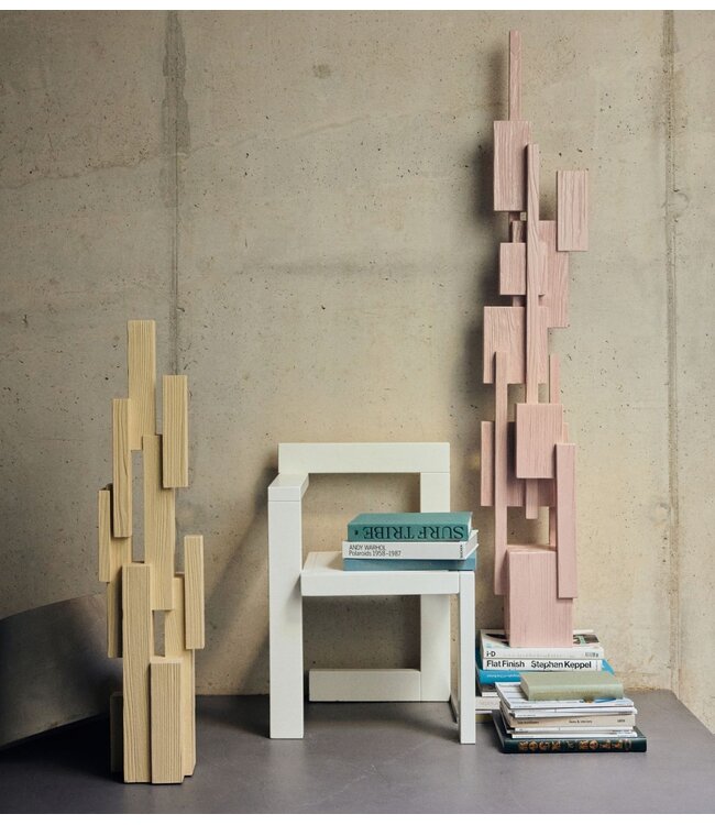 HKLIVING Object Skyscraper sculpture, cream