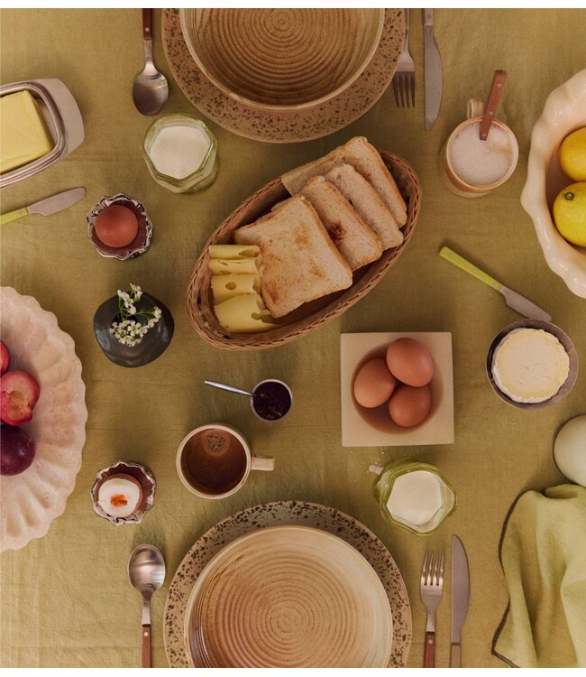 HKLIVING Tafelkleed Ease table cloth, citrus (140x220cm)