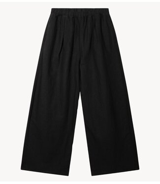 10DAYS Broek flowy pants linen black