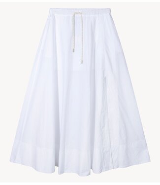 10DAYS Rok  skirt poplin white