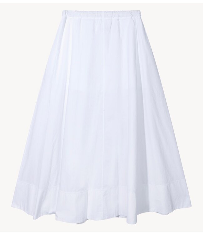 10DAYS Rok  skirt poplin white