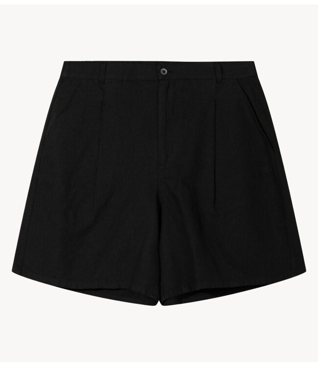 10DAYS Broek wide shorts linen black