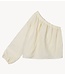 10DAYS Top one shoulder top linen soft vanilia