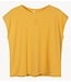10DAYS Top cotton linen tee mango