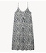 10DAYS Jurk strappy dress zebra light vanilla