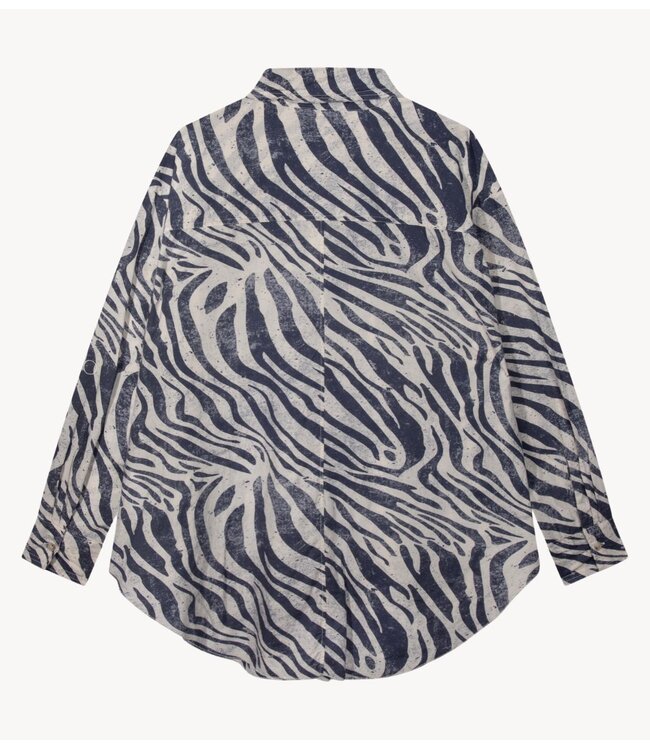 10DAYS Blouse blouse zebra voile light vanilla