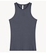 10DAYS Top tank top rib steel blue