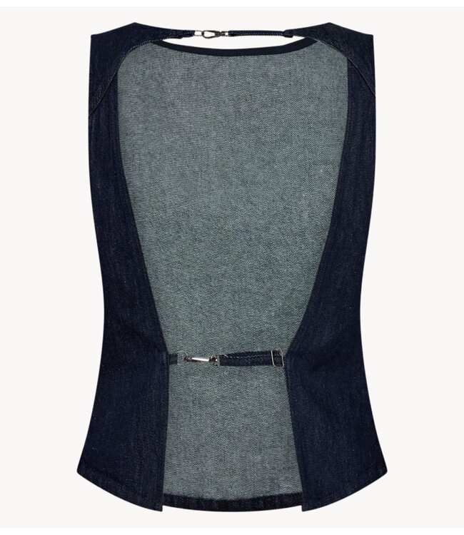 Copenhagen Muse Top CMJALYNN-TOP DARK BLUE DENIM