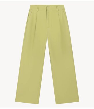 Refined Department Broek ladies woven relaxed classic pants PUCK MATCHA