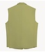 Refined Department Gilet ladies woven oversized waistcoat SPENCER MATCHA