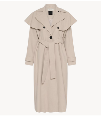 Jas HALLIEIW LONG COAT Chateau Gray