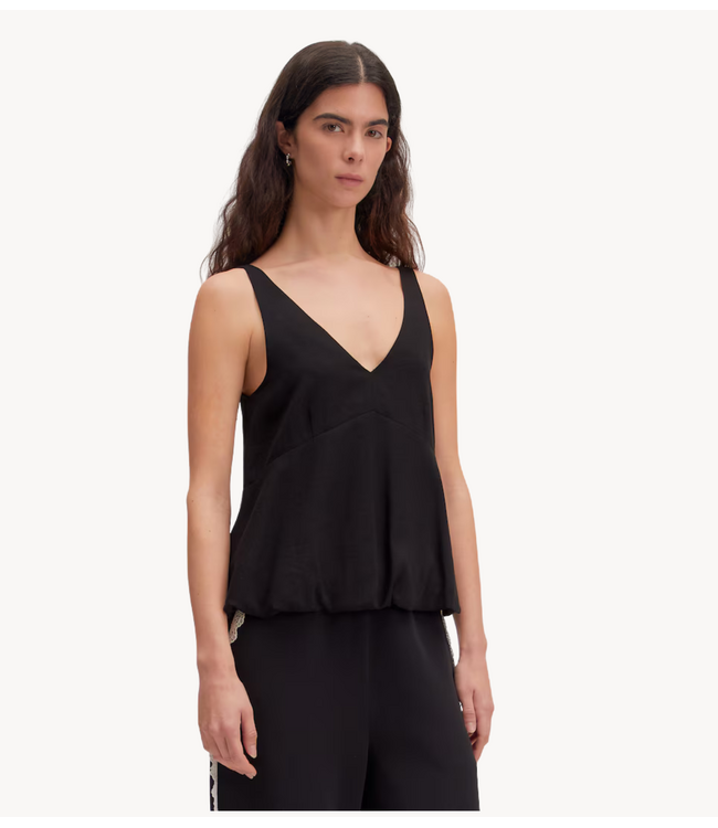 EDITED Top Zoja Peplum Top Black