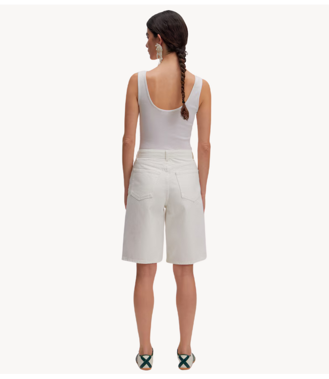 EDITED Broek Addison Denim Shorts White