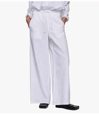10DAYS Broek cotton linen pants white