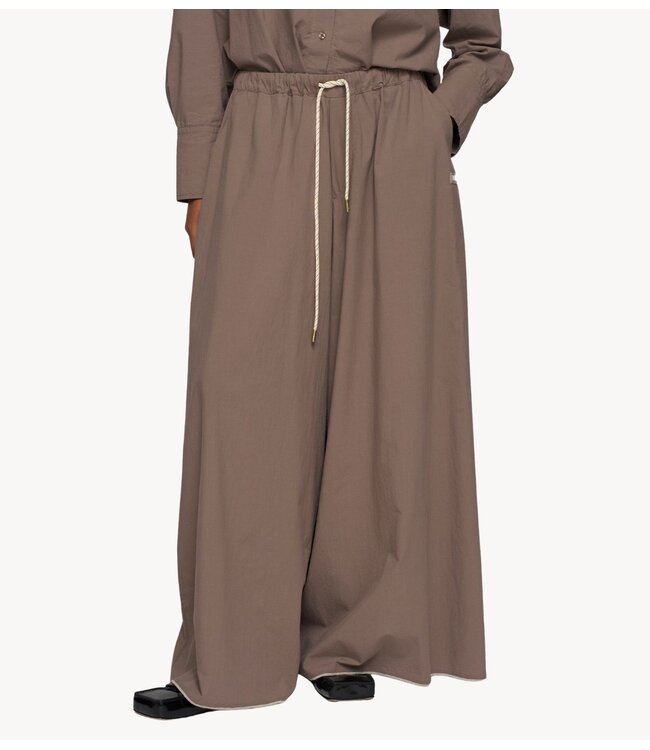 10DAYS Broek wide pants poplin moonrock