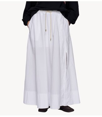 10DAYS Rok  skirt poplin white