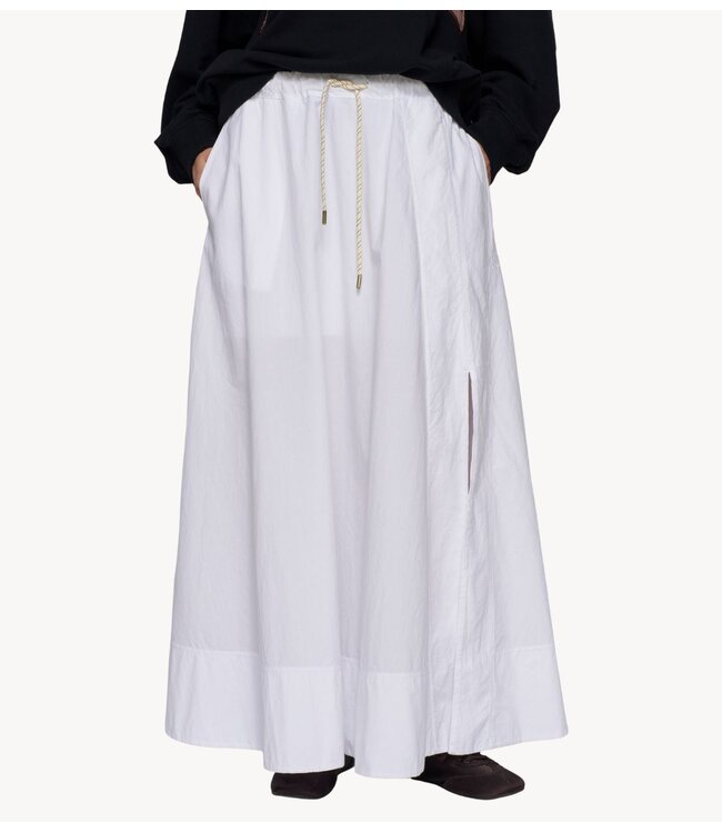 10DAYS Rok  skirt poplin white