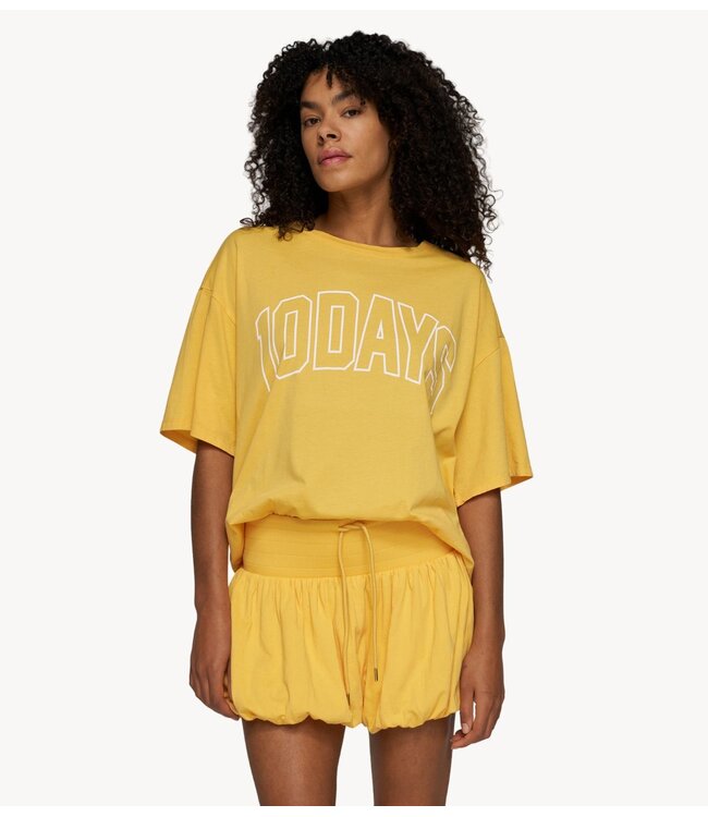 10DAYS T-shirt logo tee  mango