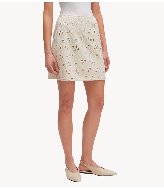 EDITED Rok Josie Denim skirt natural beige