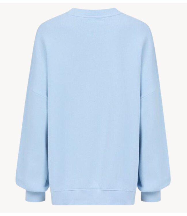 OU. Trui Sweater Rue de Buci salty lagoon