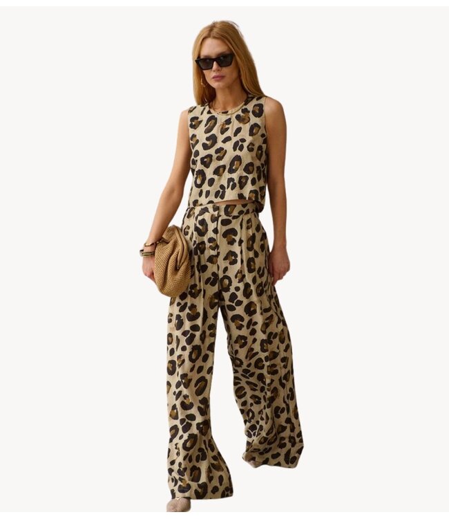 OU. Broek Pants Pampelonne leo