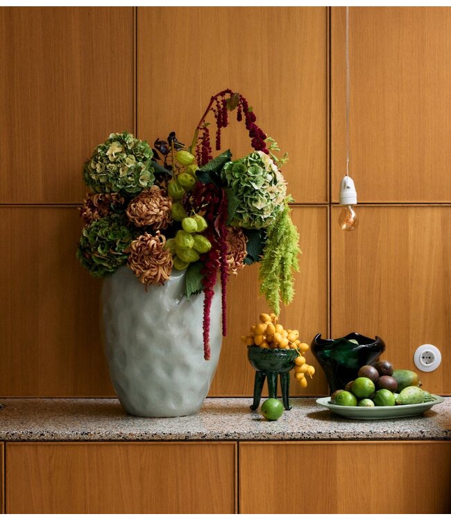 HKLIVING Vaas Earthenware floor vase, mint