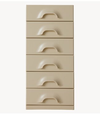 HKLIVING Kast Chest of 6 drawers cream