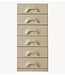 HKLIVING Kast Chest of 6 drawers cream