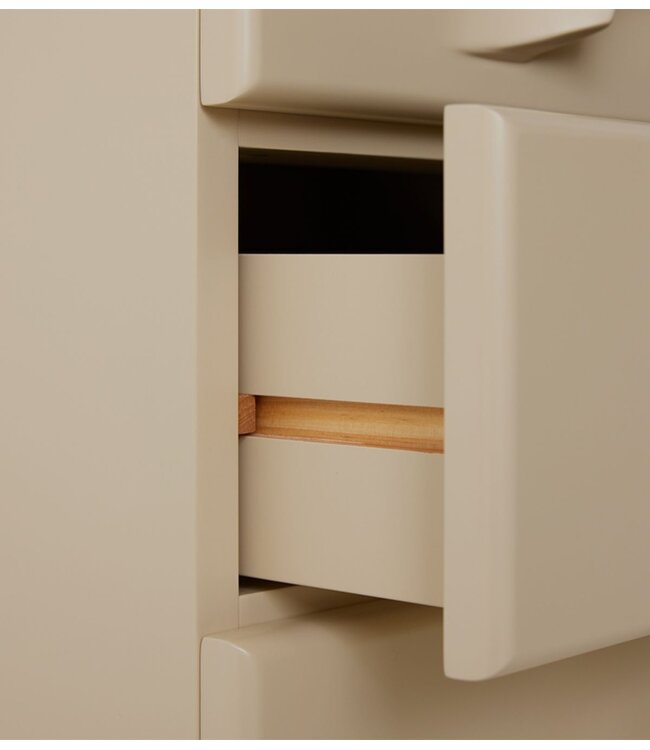 HKLIVING Kast Chest of 6 drawers cream