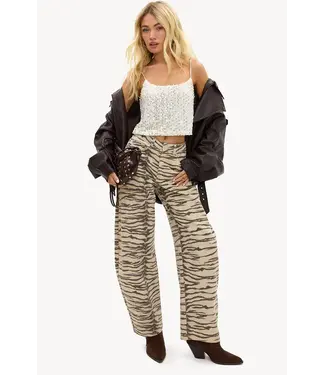 Top GLITTER VOLTAGE Offwhite