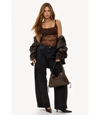 Top BLOOMING THROUGH THE CHILL Dark brown