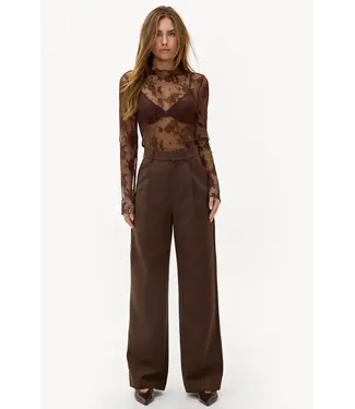 Broek THE EVERGREEN VOW Dark brown