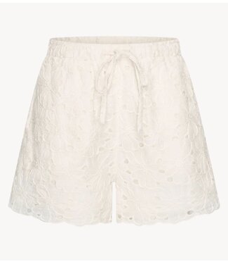 BY-BAR Broek isa flower shorts off white