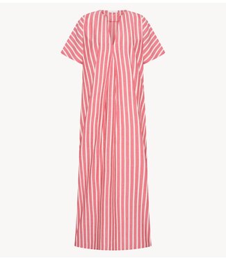 BY-BAR Jurk bali stripe dress red stripe