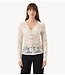 YAS Top YASLACEY LS V-NECK LACE TOP S. NOOS pristine