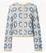 YAS Vest YASCITOVA LS CROCHET CARDIGAN S. Pristine marina