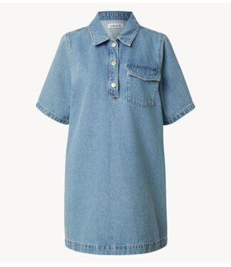 EDITED Jurk Asta Denim Dress Lightblue