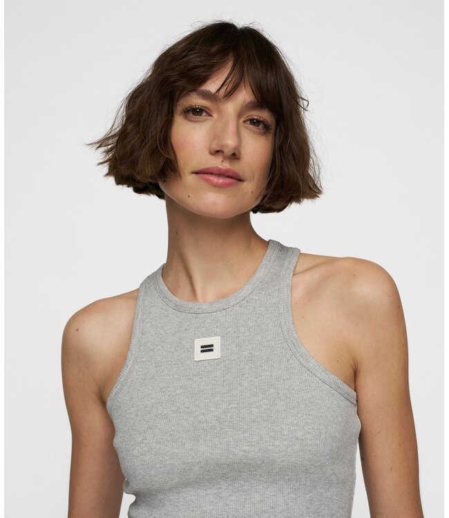 10DAYS Top The tank top light grey melee 10DAYS365