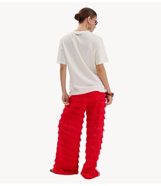 HARPER & YVE Broek LO-PA HIGH RISK RED