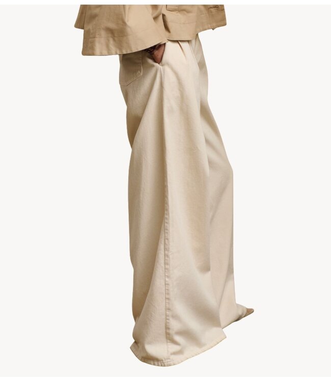 OU. Broek Jeans Montrouge sable