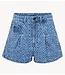 OU. Broek short beat bleu clair
