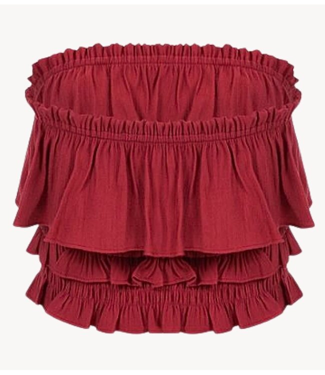 OU. Top Tonic sunset red