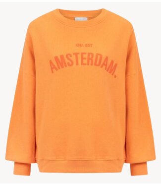 OU. Trui Sweater Rue de Buci Amsterdam Tangerine
