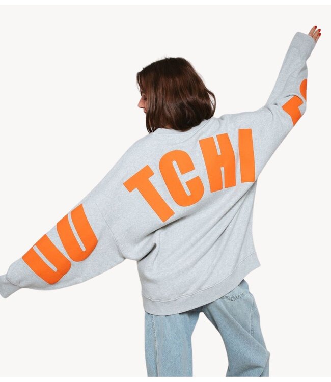 OU. Trui Sweater Rue de Copin Dutchies grey melange