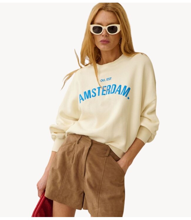 OU. Trui Sweater Rue de Buci amsterdam wheat