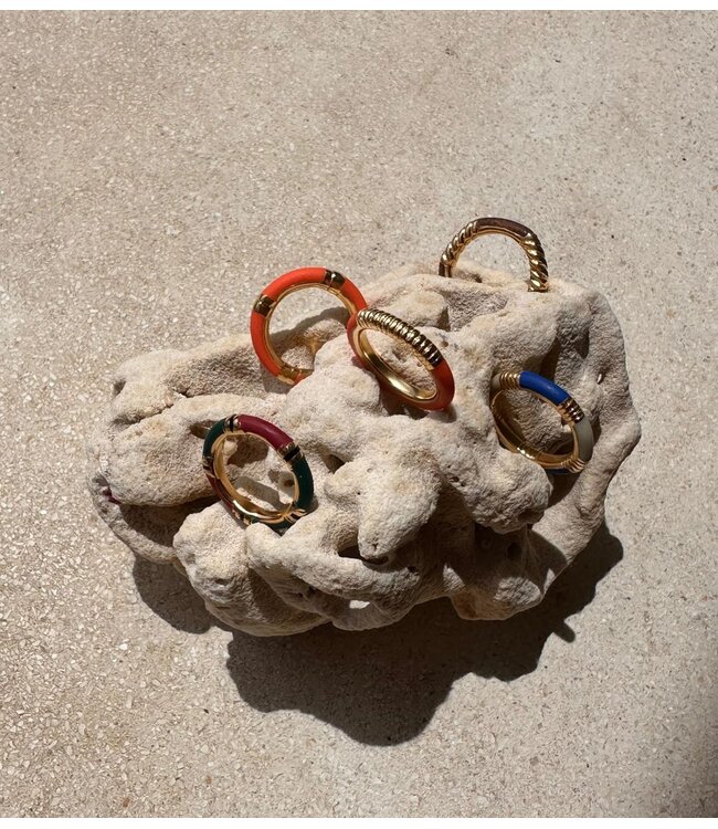 MIMI ET TOI Ring Ivy ring - Brown