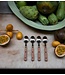 HKLIVING Lepeltjes 70s cutlery: tea spoons taupe, set of 4