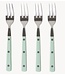 HKLIVING Vorkjes 70s cutlery: dessert forks mint, set of 4