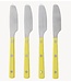 HKLIVING Botermessen 70s cutlery: butter knives lemon, set of 4
