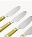 HKLIVING Botermessen 70s cutlery: butter knives lemon, set of 4